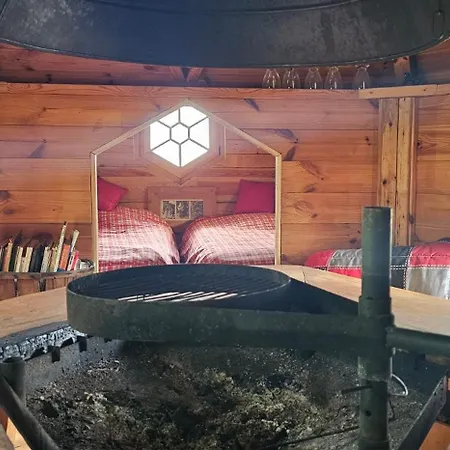 Nuit Insolite, Repas Autour Du Feu Piscine Sauna Jaccuzi Luxe tent Azerailles